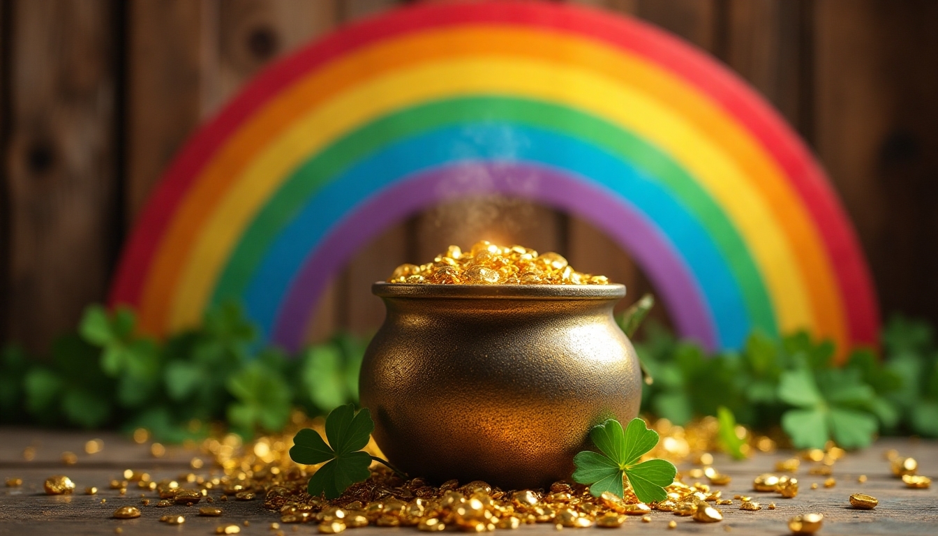 magical rainbow door decoration