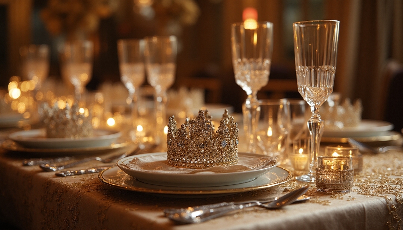 majestic royal celebration decor