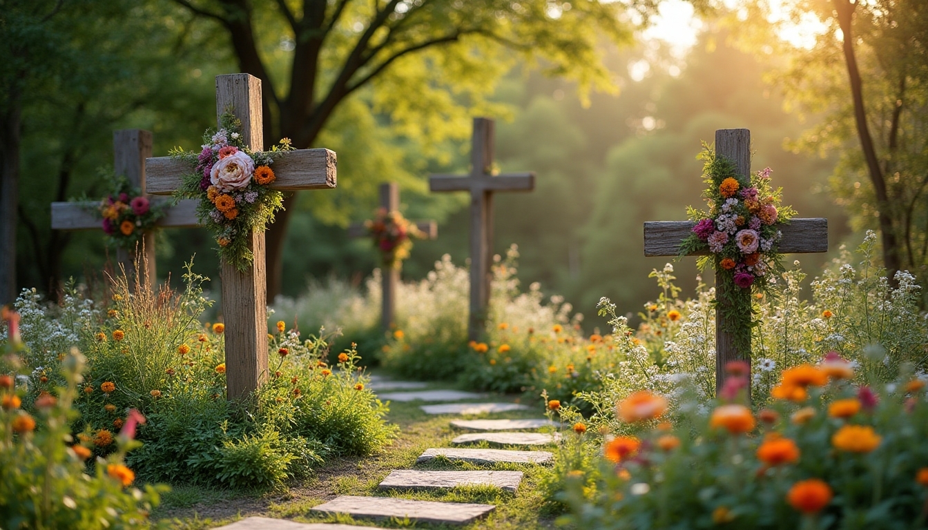 meaningful outdoor cross decorations