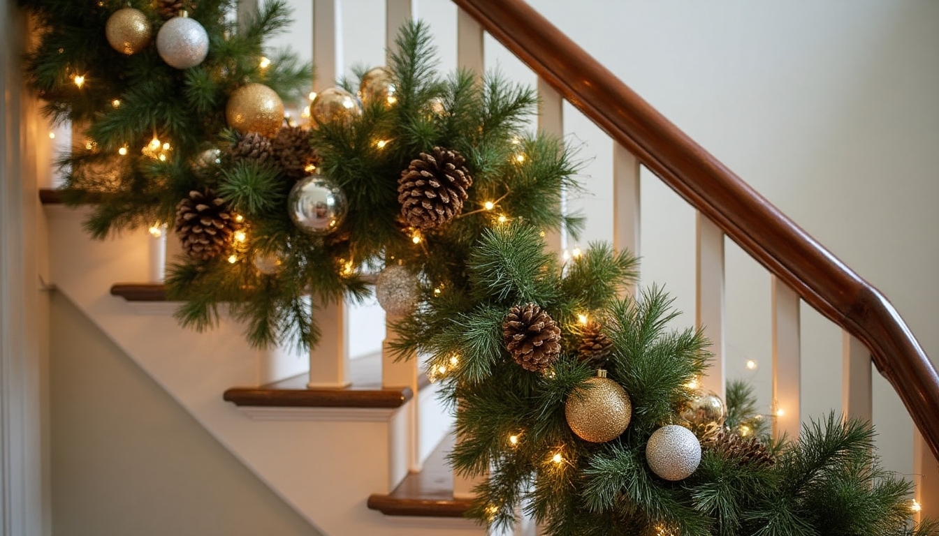 metallic accents with nature