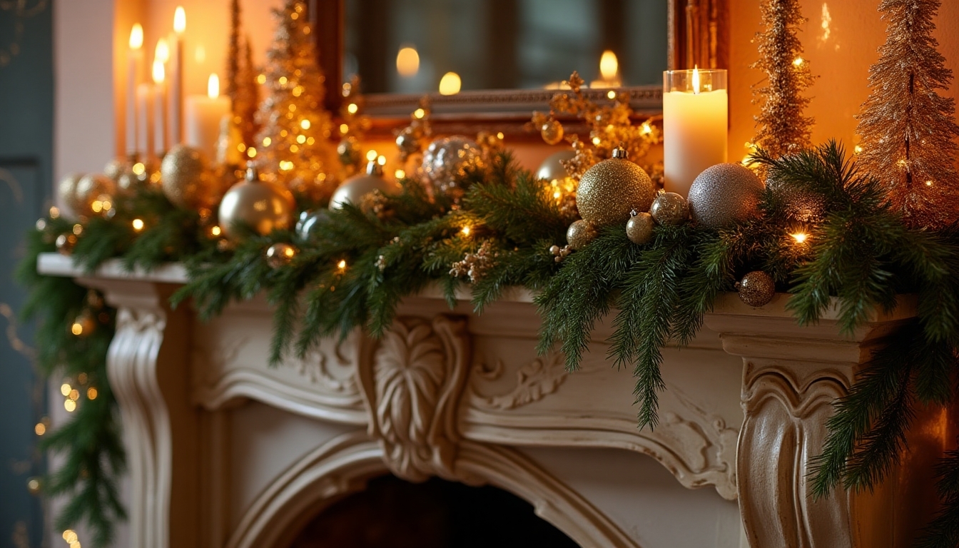 metallic holiday decor ideas