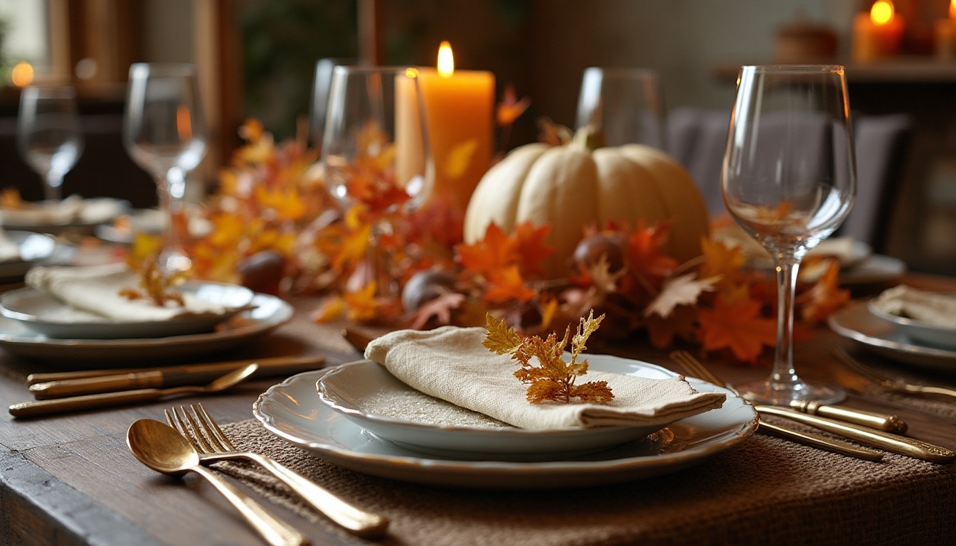 metallic meets natural elegance