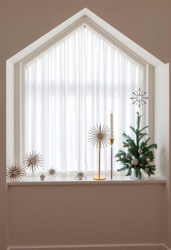mid century modern holiday displays