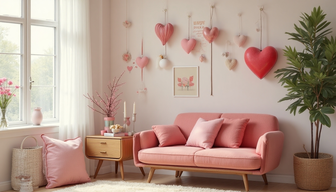 mid century modern romance display