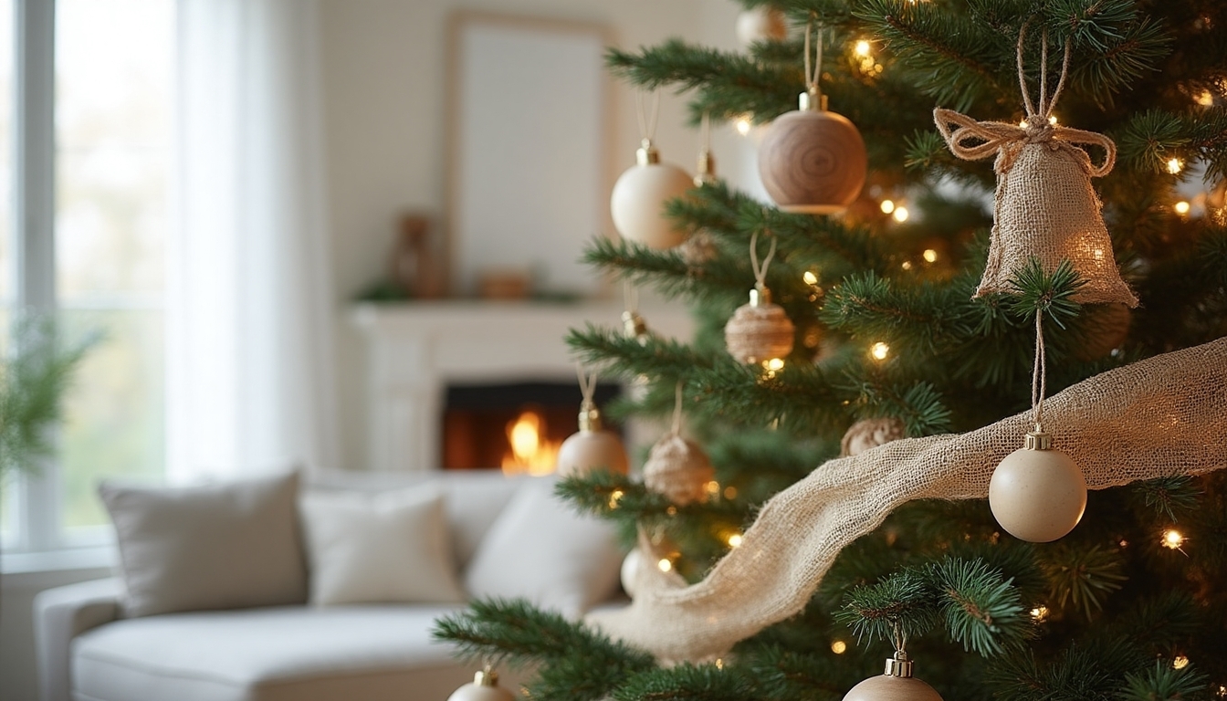 minimalist christmas tree decor