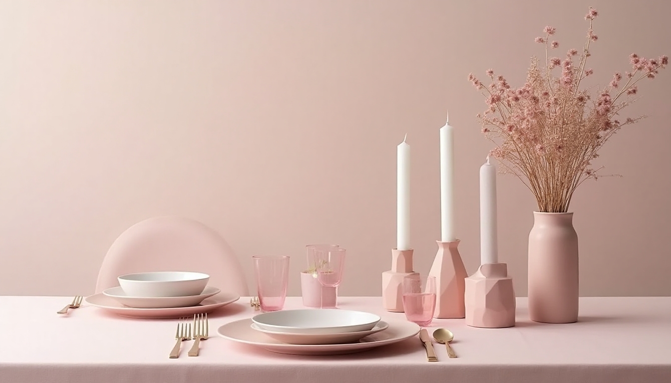 modern minimalist valentine decor