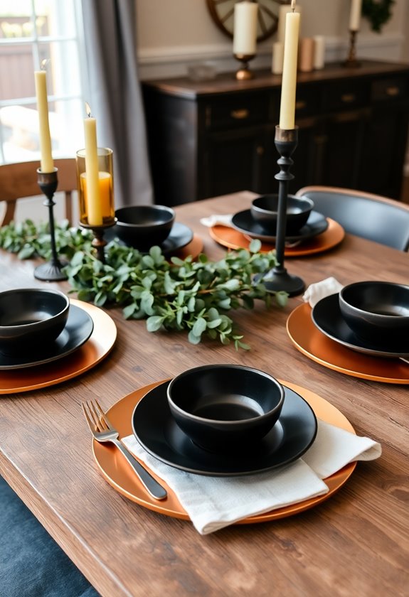 modern rustic thanksgiving decor
