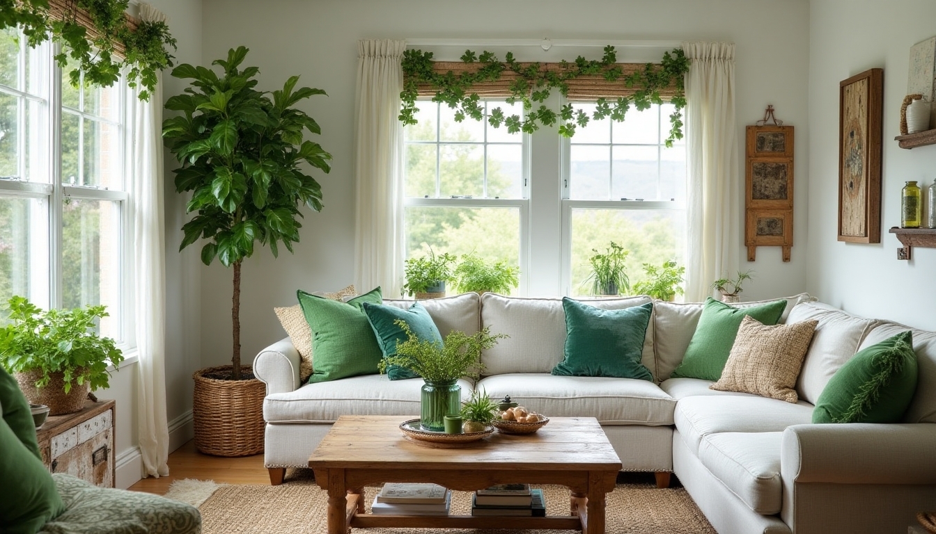 natural st patrick s day decor