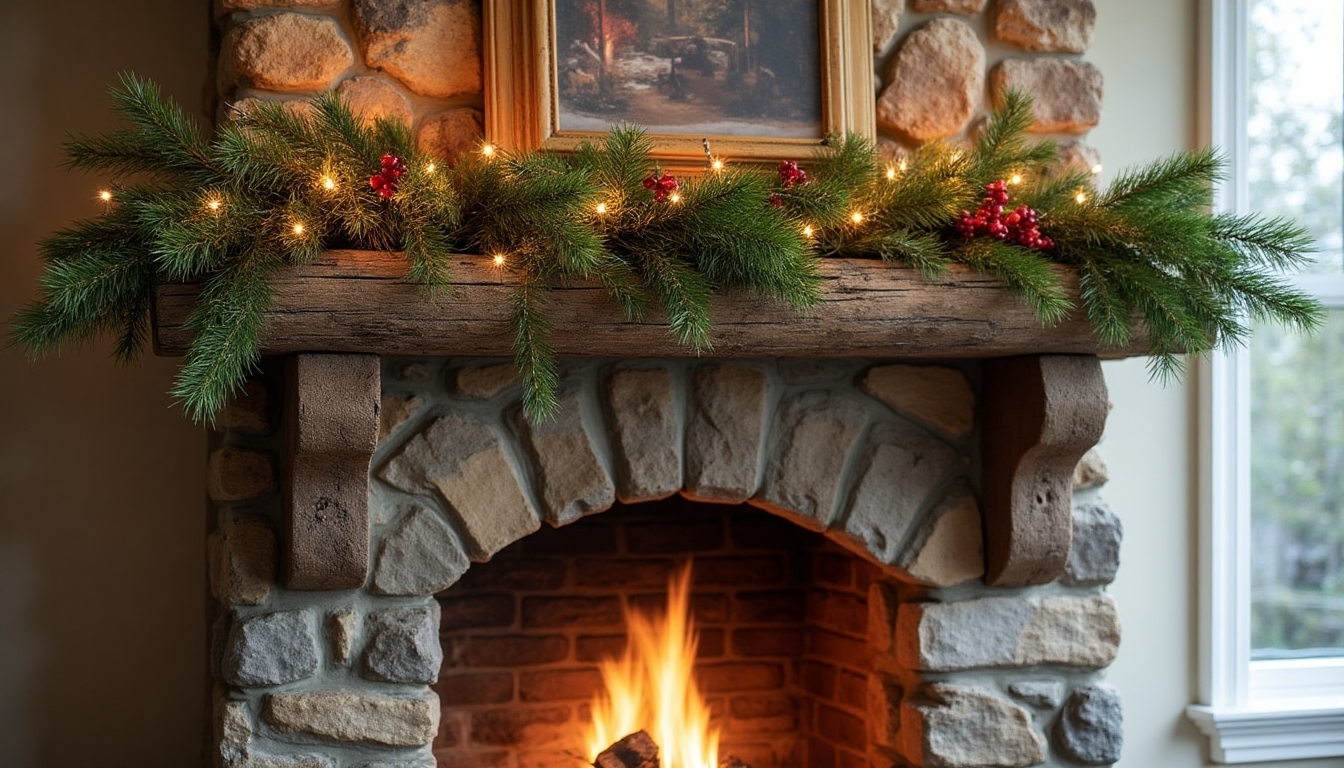 natural winter wonderland display