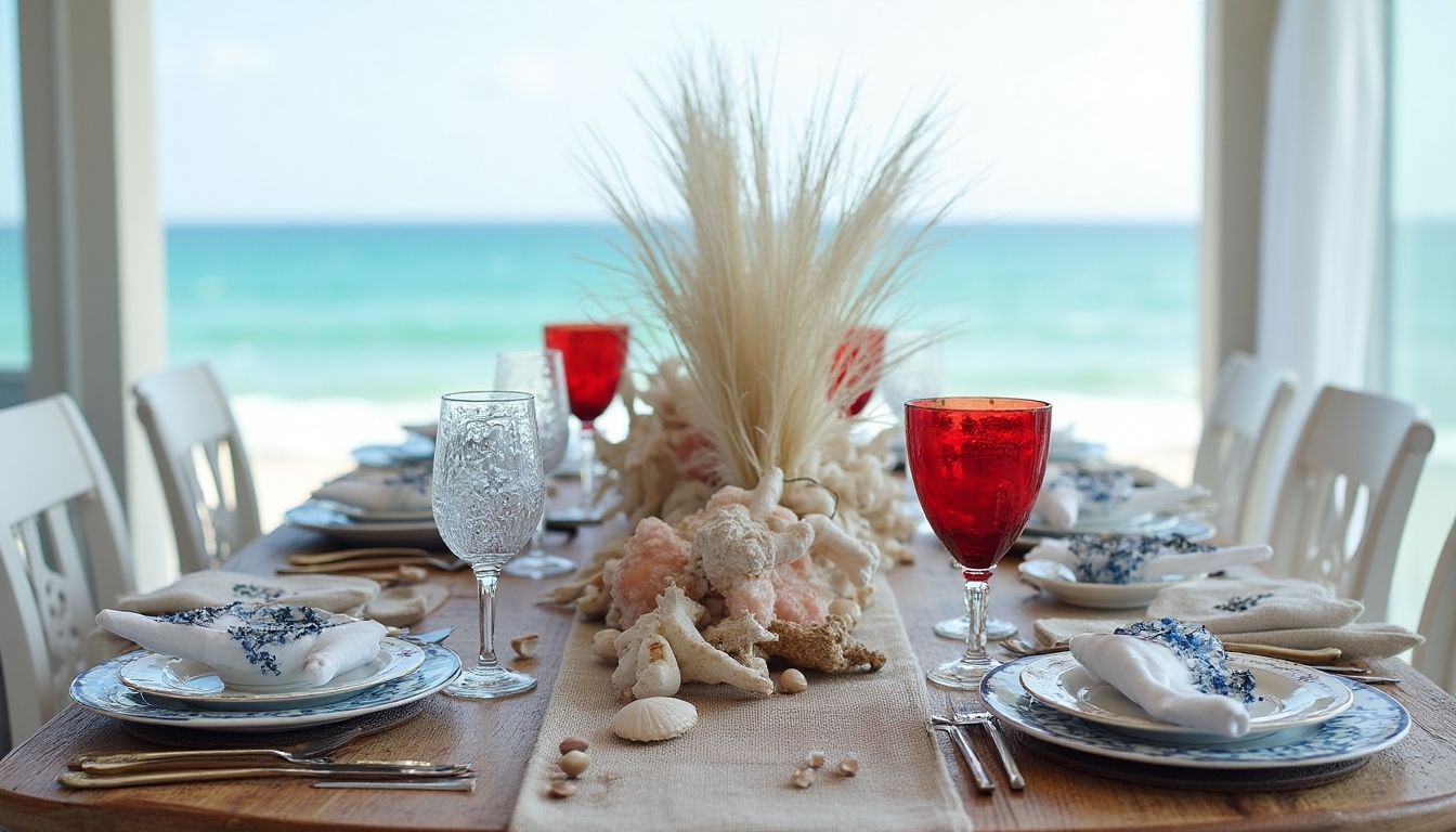 nautical patriotic seaside decor