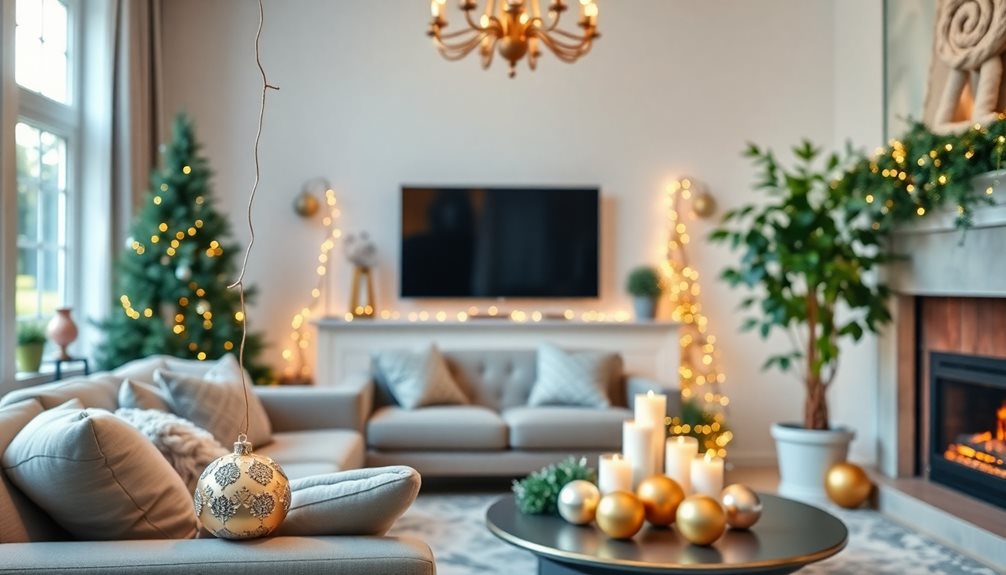 new year living room decor