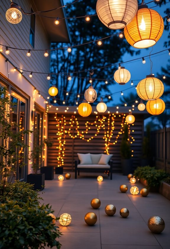new year outdoor lighting ideas