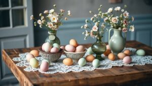 nostalgic vintage easter decor