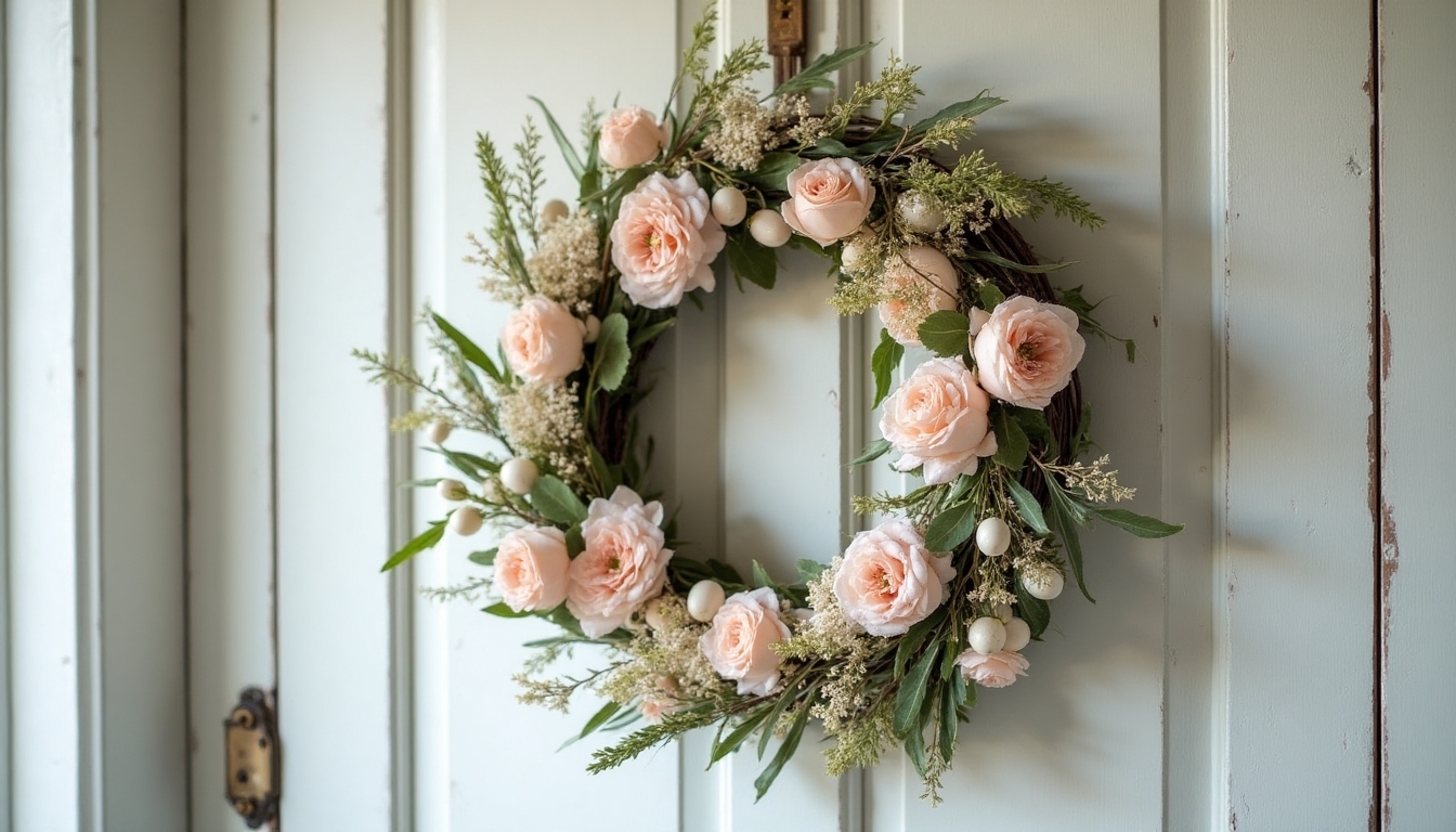 pastel easter wreath designs