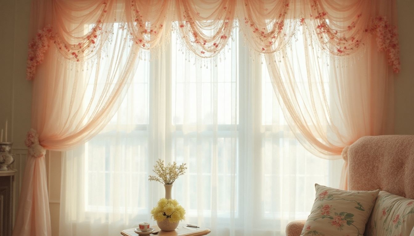 pastel spring window treatments