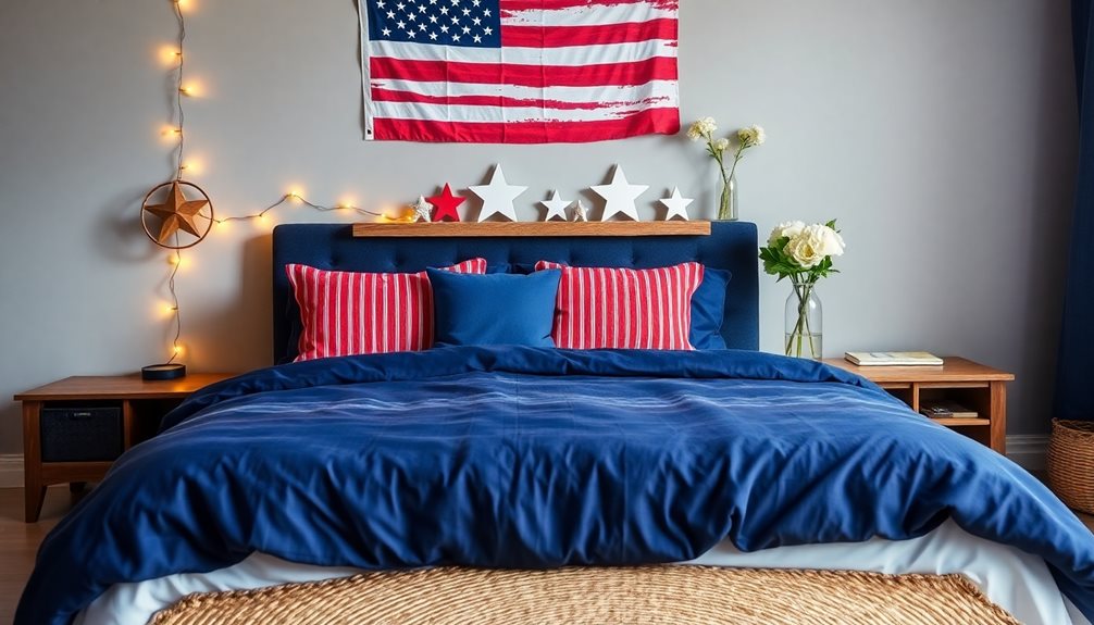 patriotic bedroom decoration ideas