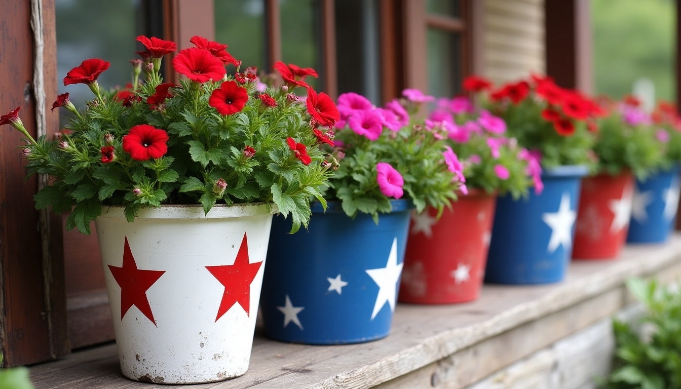 patriotic container gardening ideas