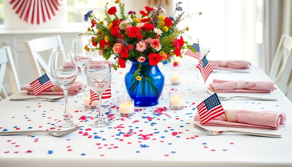 patriotic dining table decor