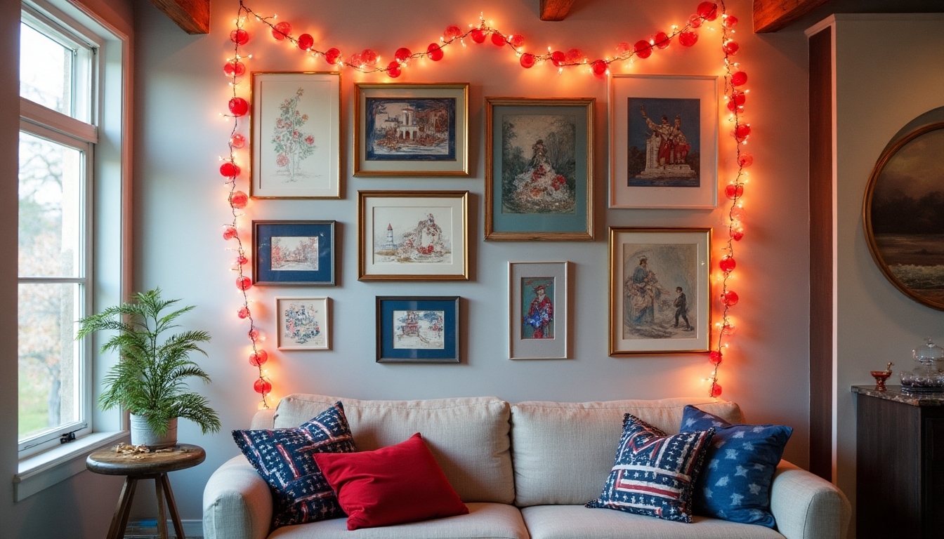 patriotic gallery wall ideas