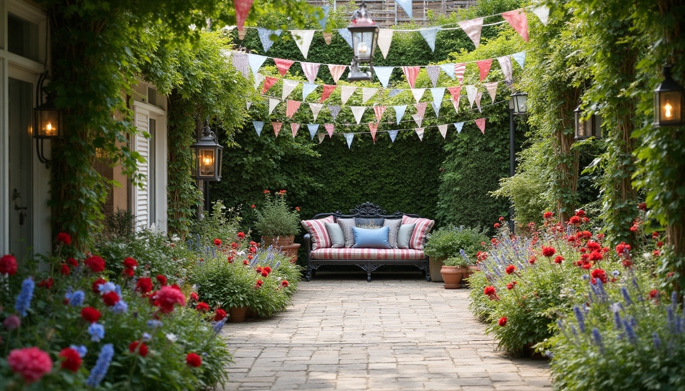 patriotic garden party decor