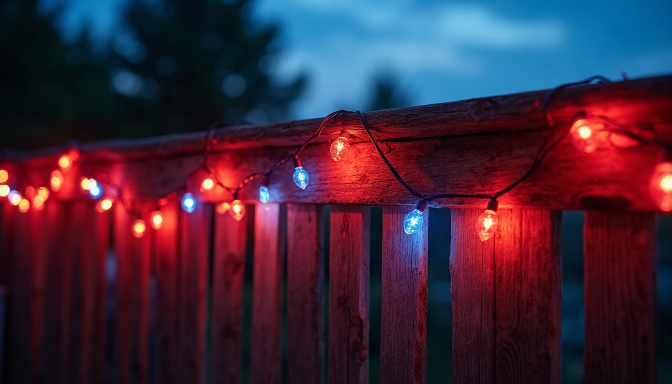 patriotic led string lights