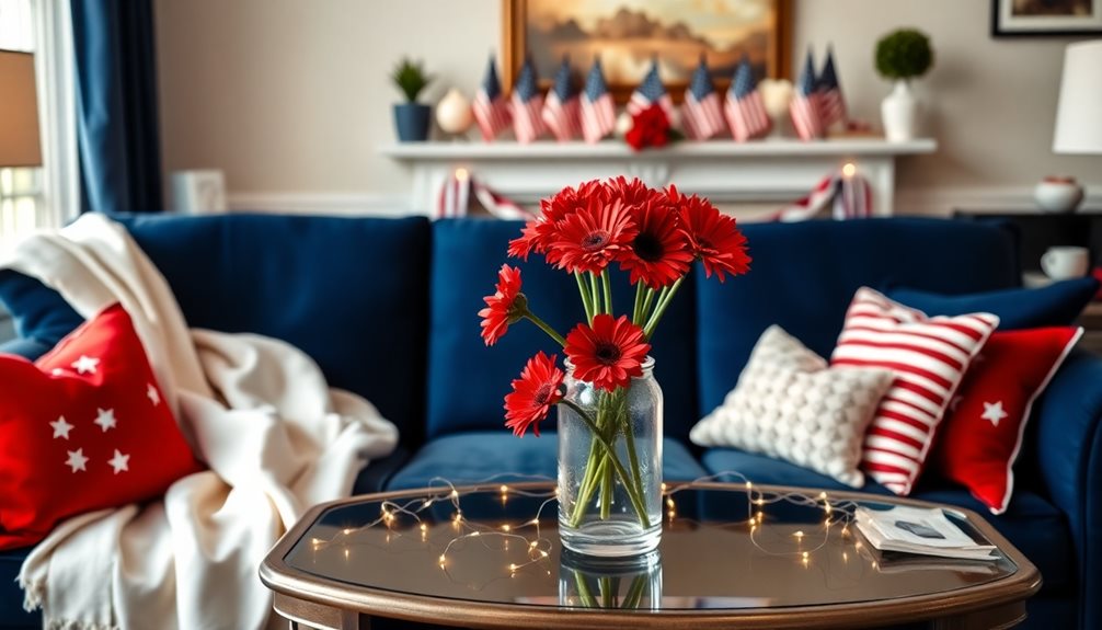 patriotic living room decor
