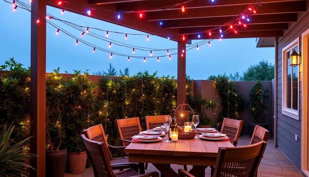 patriotic string light ideas