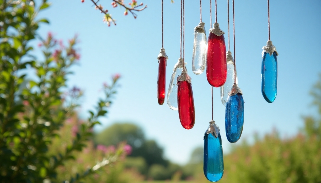 patriotic wind chime project