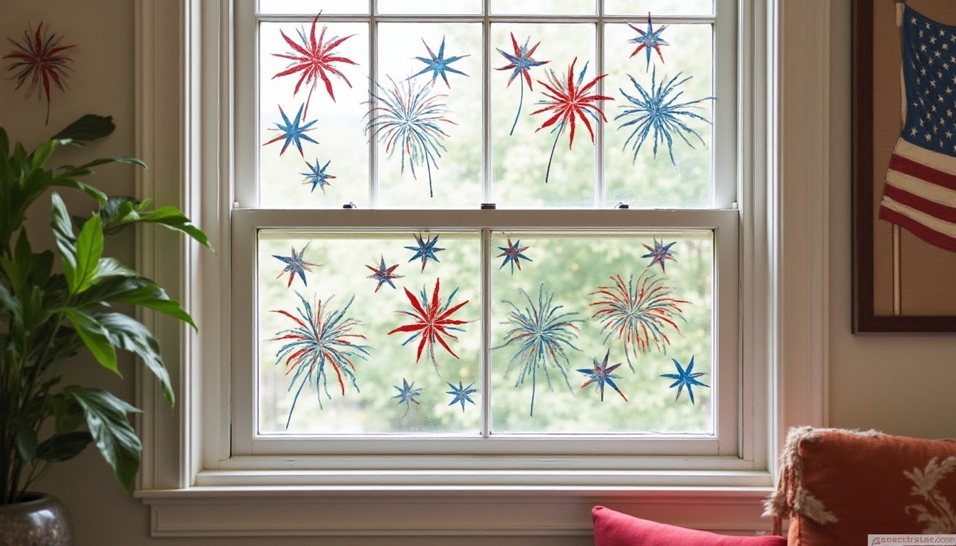 patriotic window decoration ideas