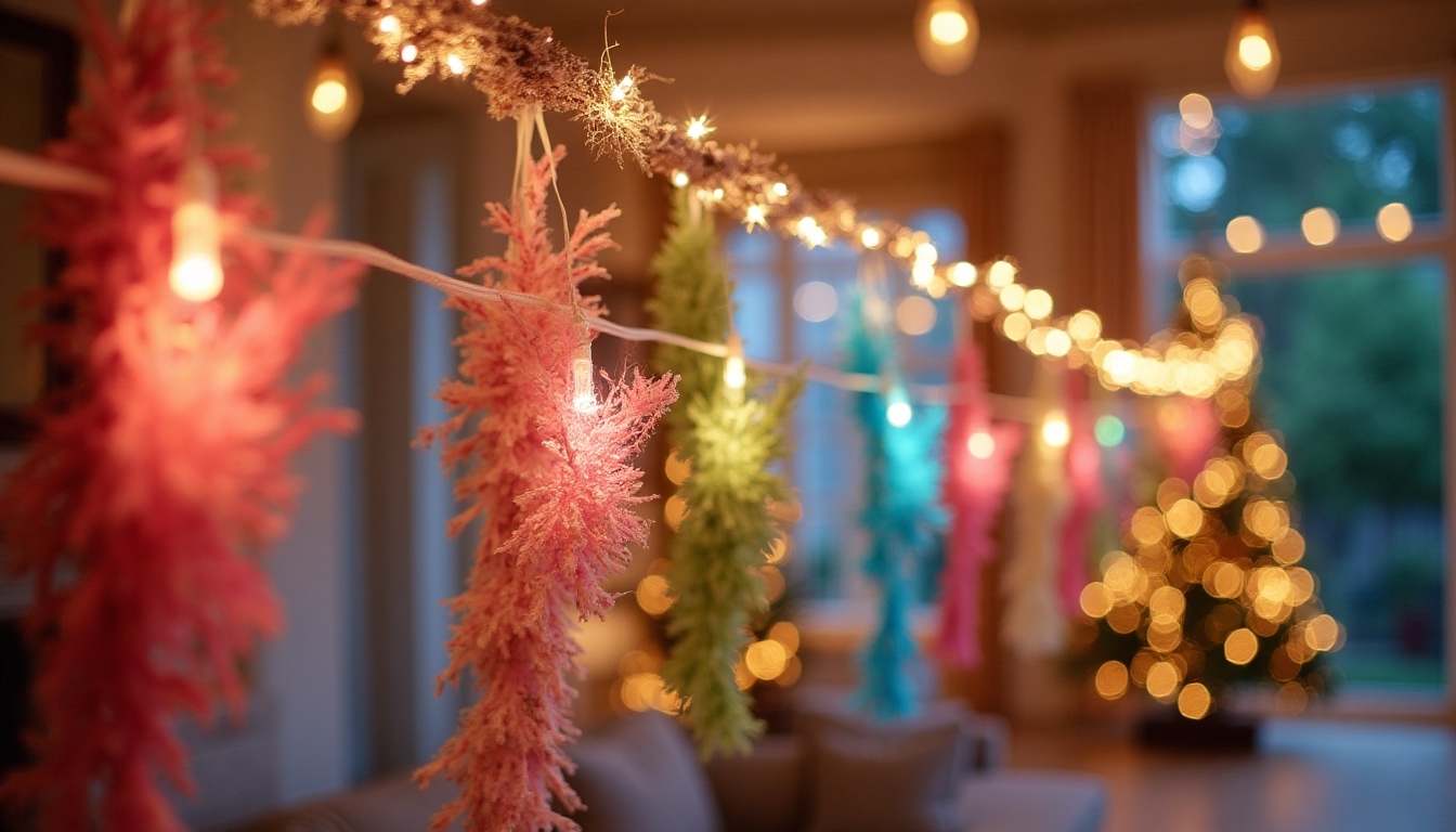 personalized photo timeline garlands