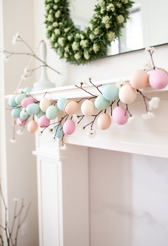 playful pastel spring decorations