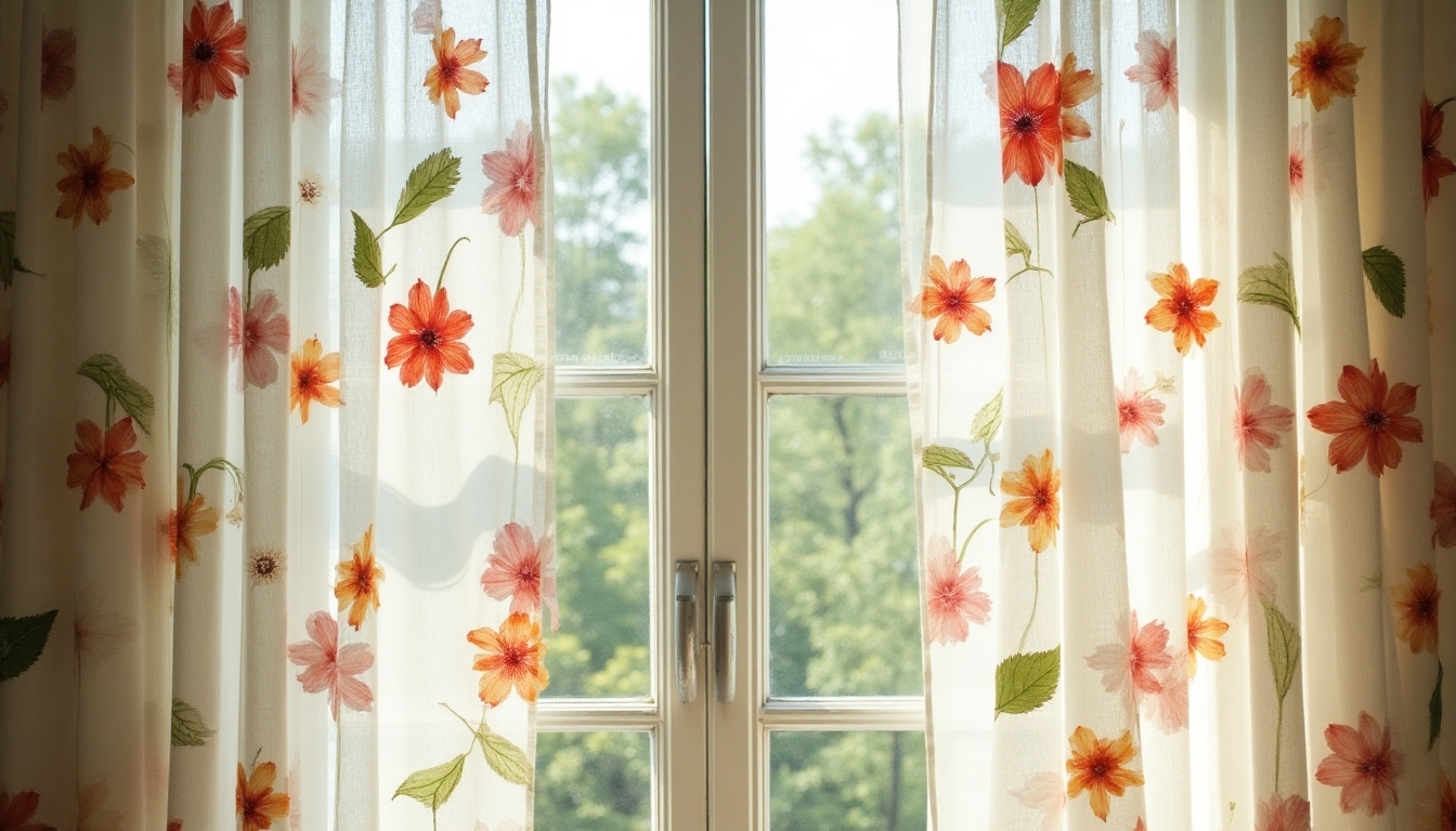 pressed floral window art