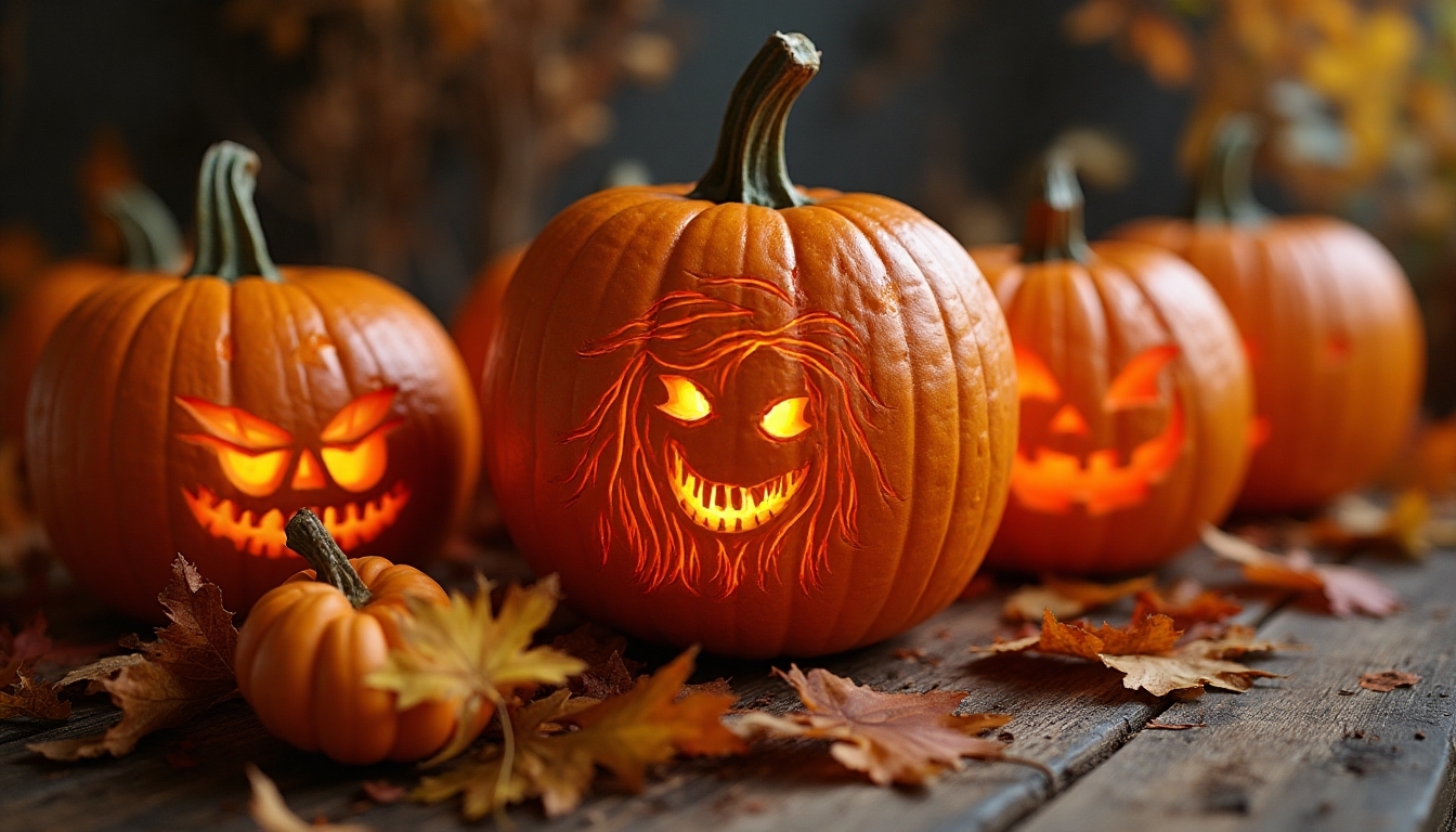 pumpkin carving pop culture icons