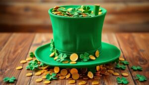 quick leprechaun hat centerpiece