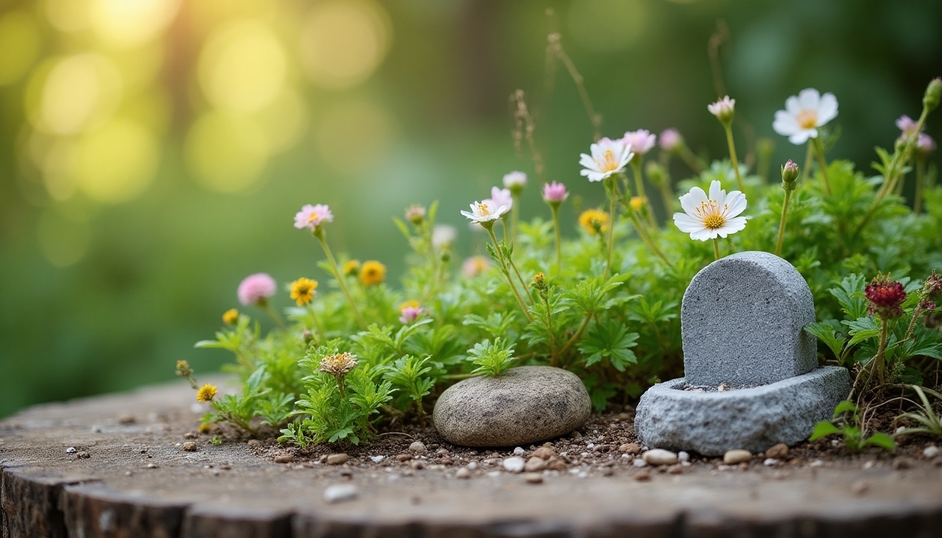 resurrection garden arrangements creation