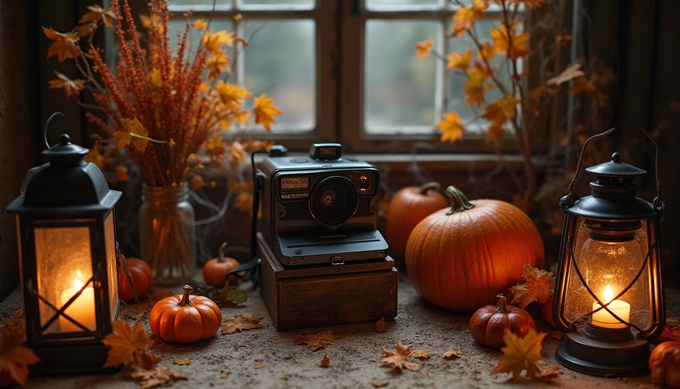 retro halloween photo experience