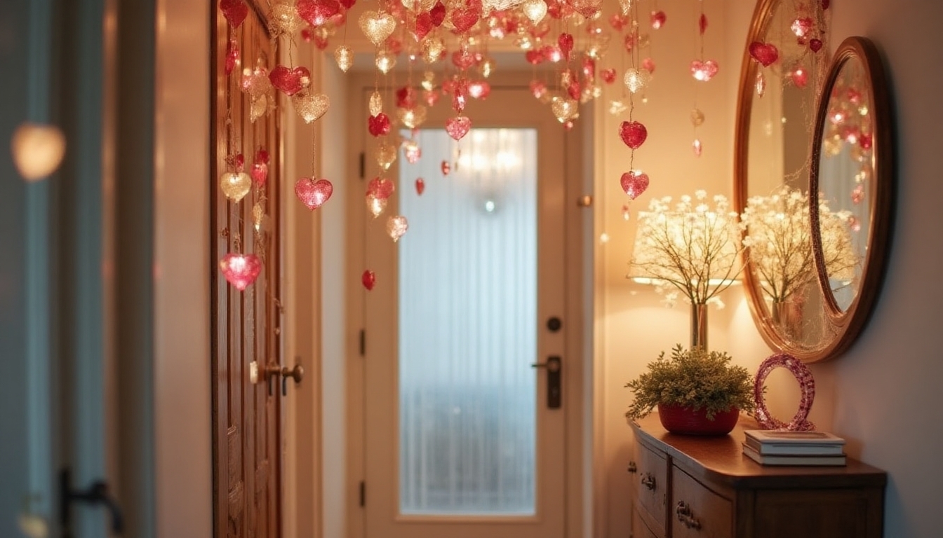 romantic heart decorations ideas