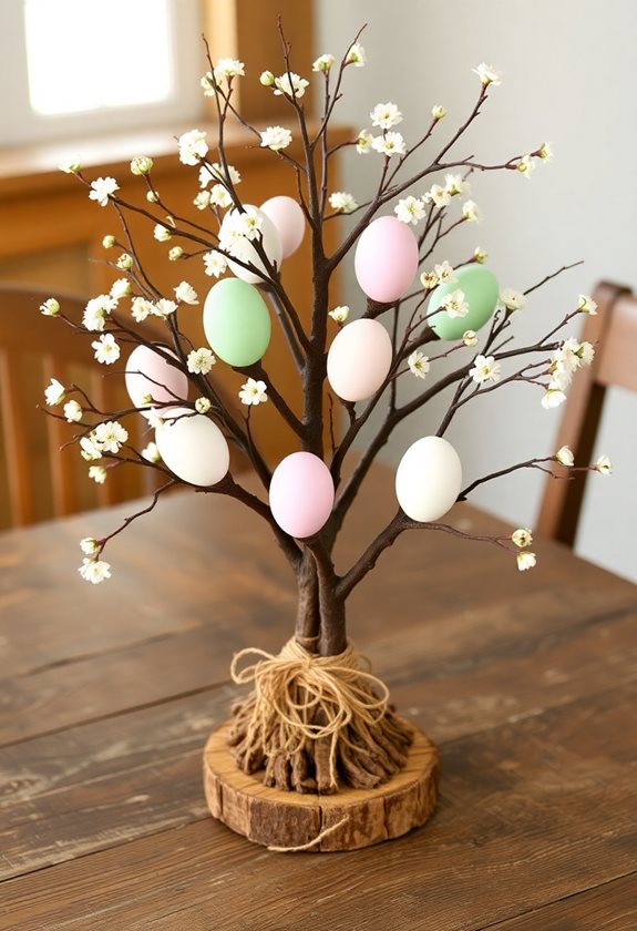 rustic easter decor centerpiece