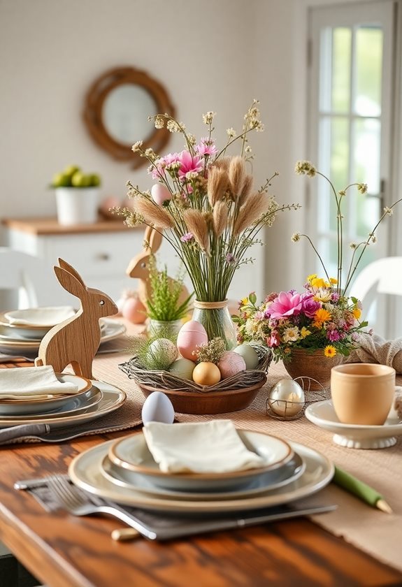 rustic easter home decor