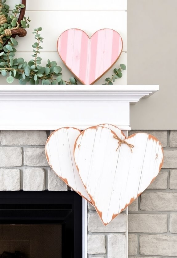 rustic heart sign diy