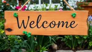 rustic st patrick s day sign