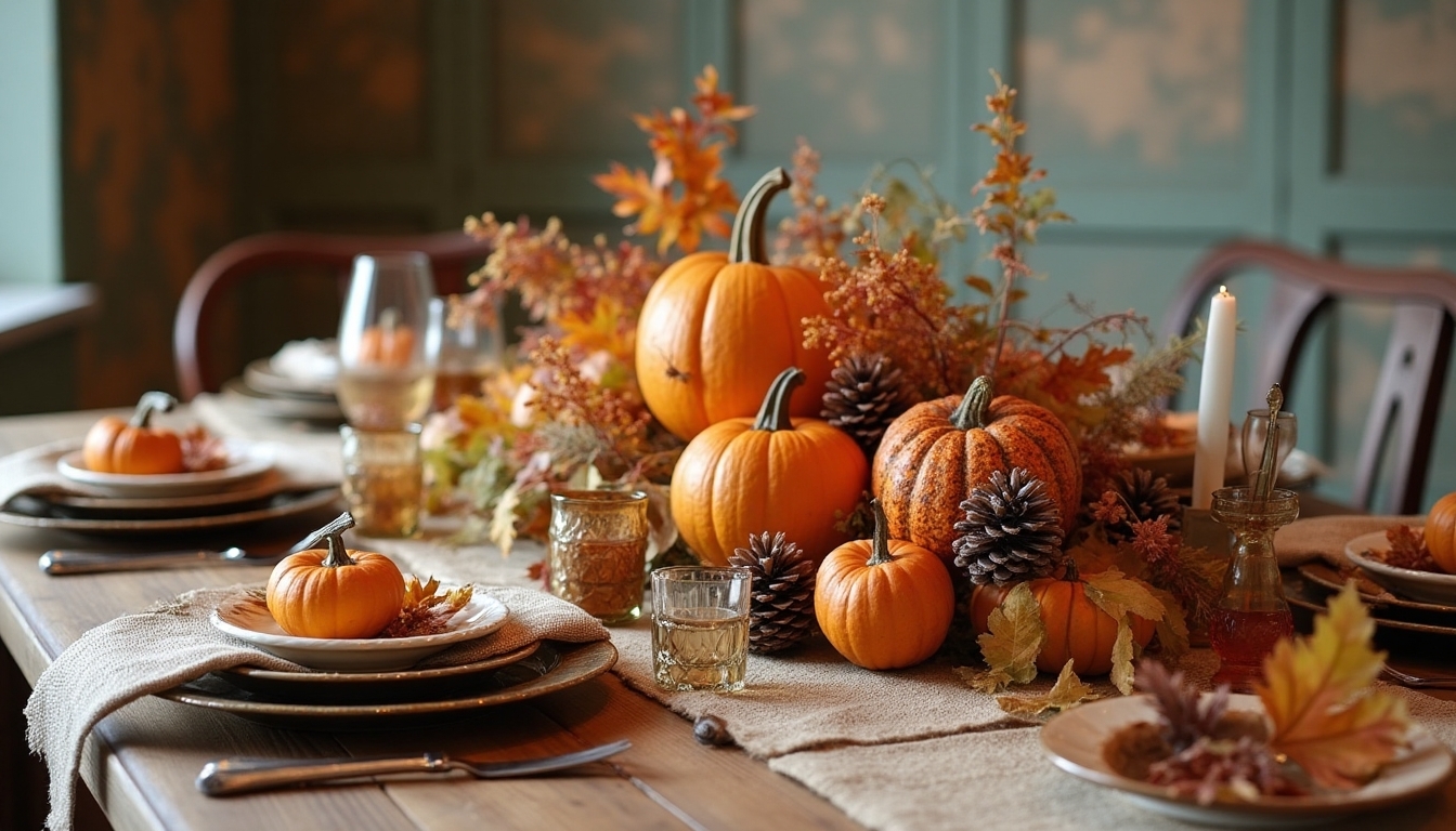 rustic thanksgiving table decor