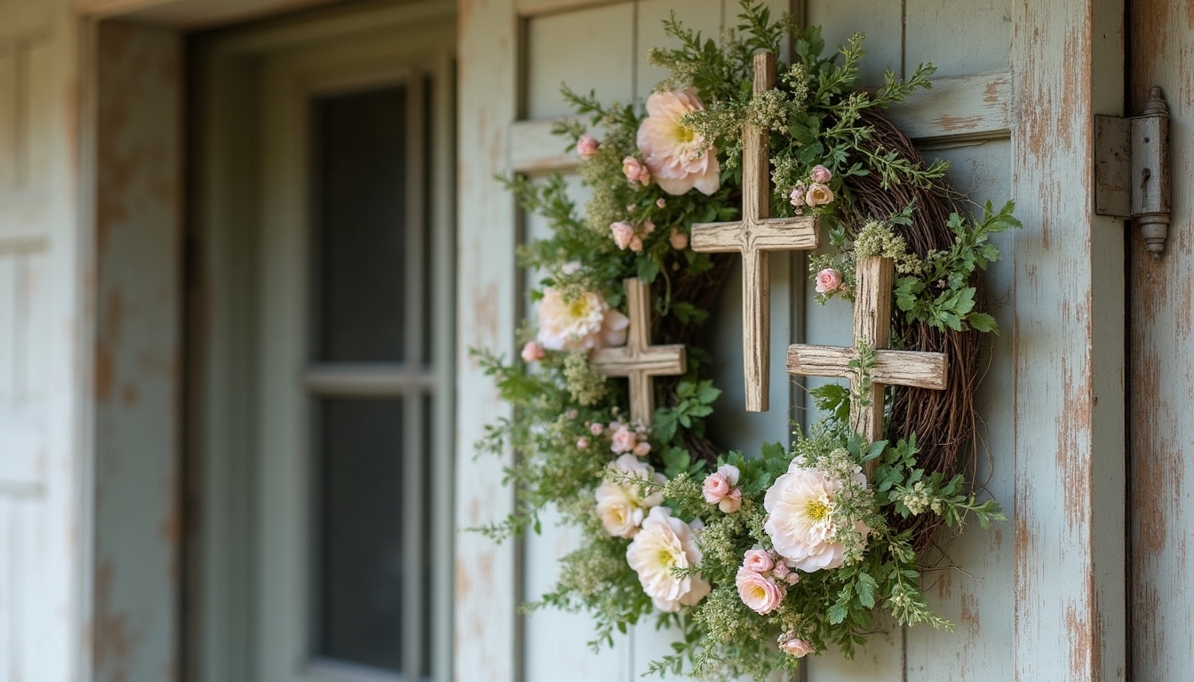 sacred symbol wreath crafting