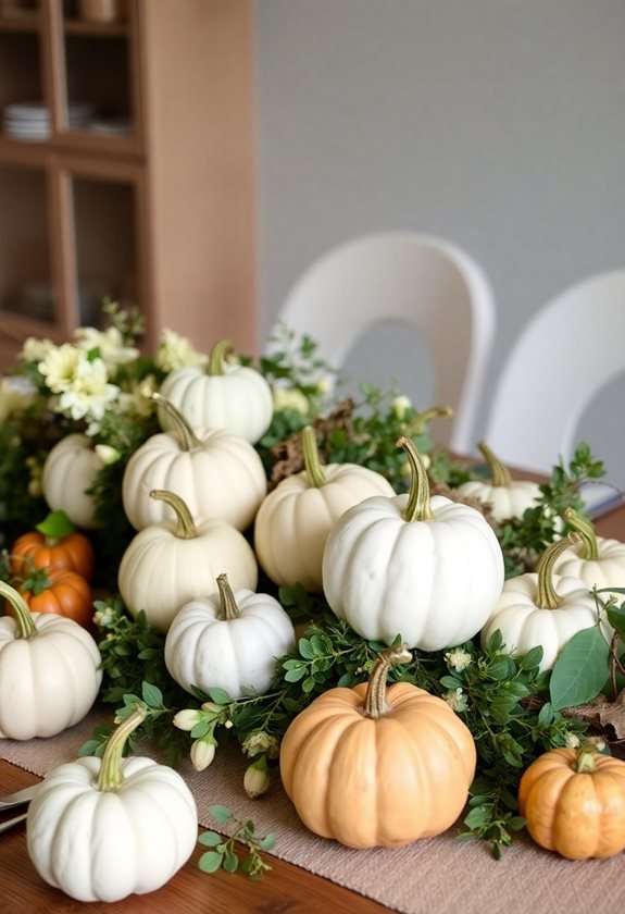 seasonal charm with pumpkins