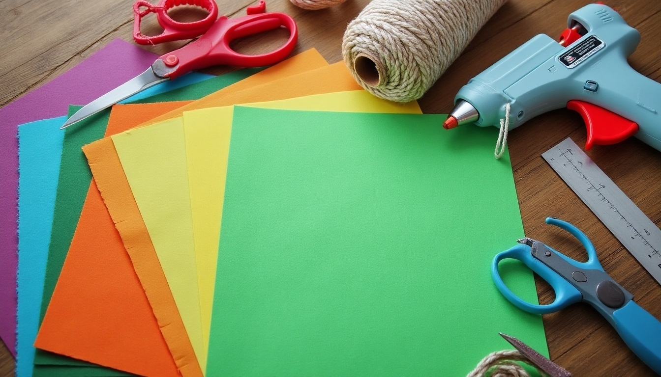 shamrock banner crafting supplies