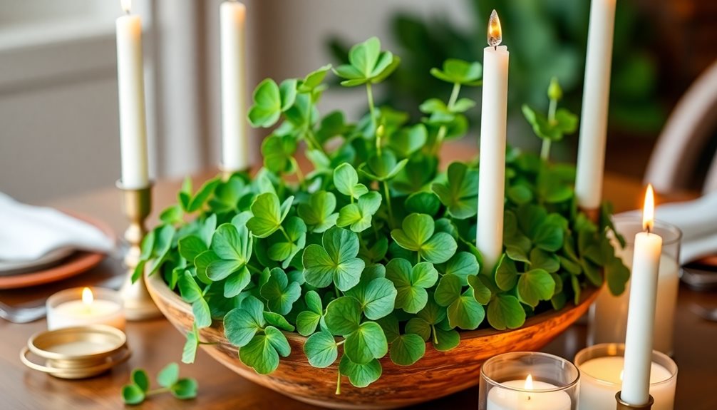 shamrock centerpiece diy ideas