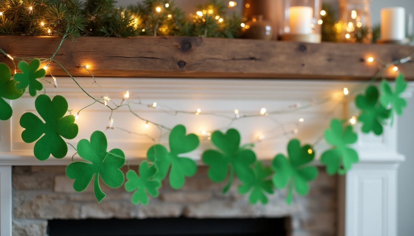 shamrock garland crafting tutorial
