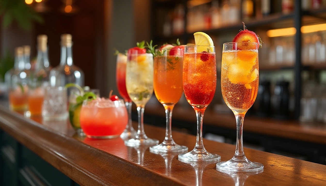 signature champagne cocktail recipes