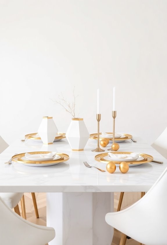 sophisticated easter tablescape design