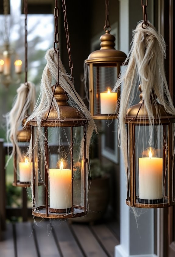 spooktacular hanging lanterns tutorial